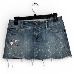 Abercrombie Kids Blue Denim Mini Skirt